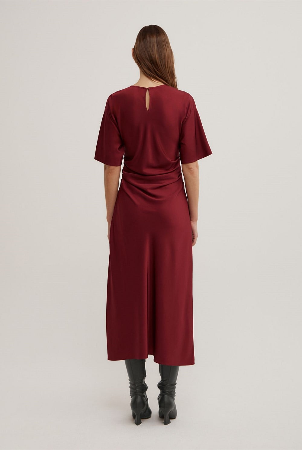 Tuck Waist Dress
