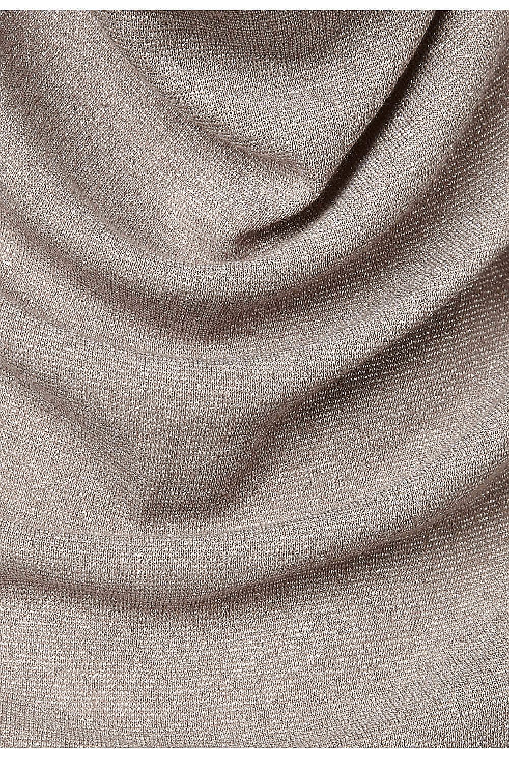 Metallic Cowl Neck Tank