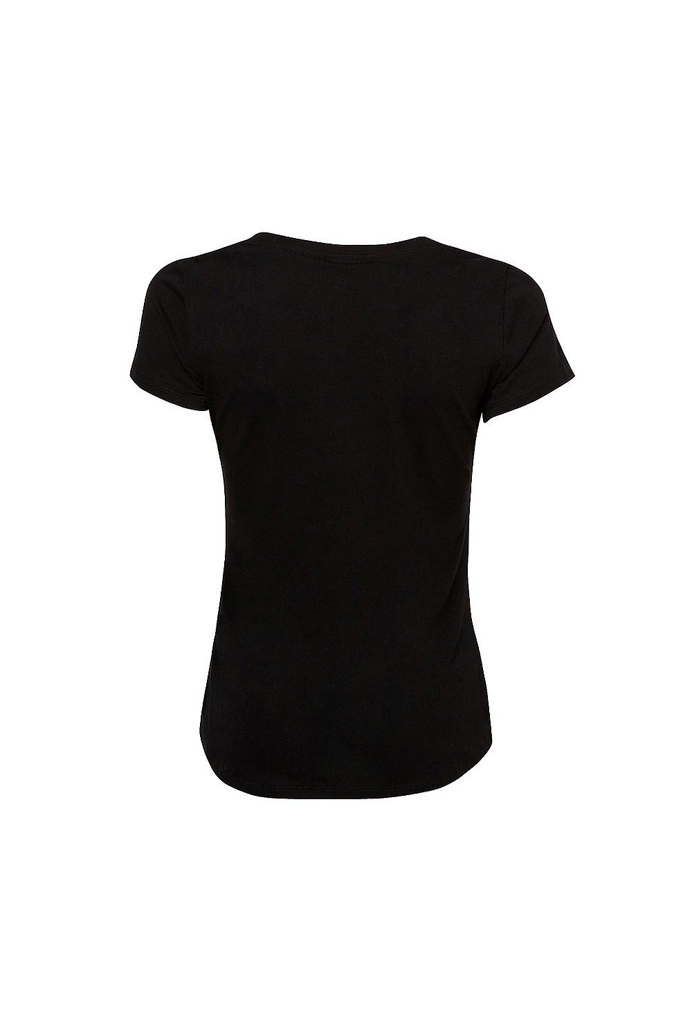 Cotton Basic Scoop Neck Tee