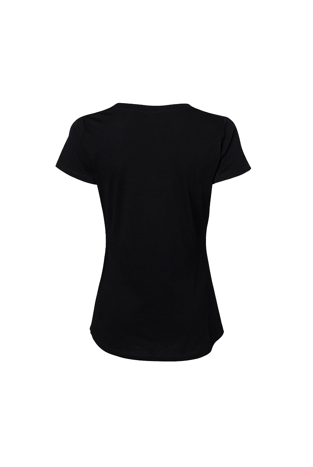 Cotton Basic Scoop Neck Tee