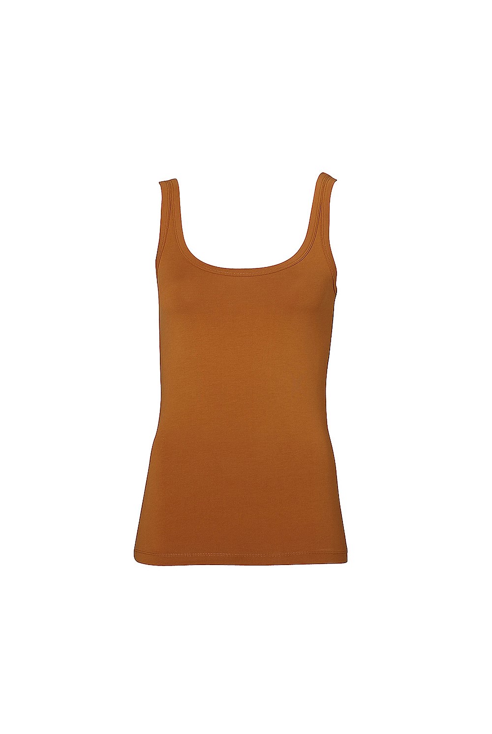 Cotton Basic Scoop Tank