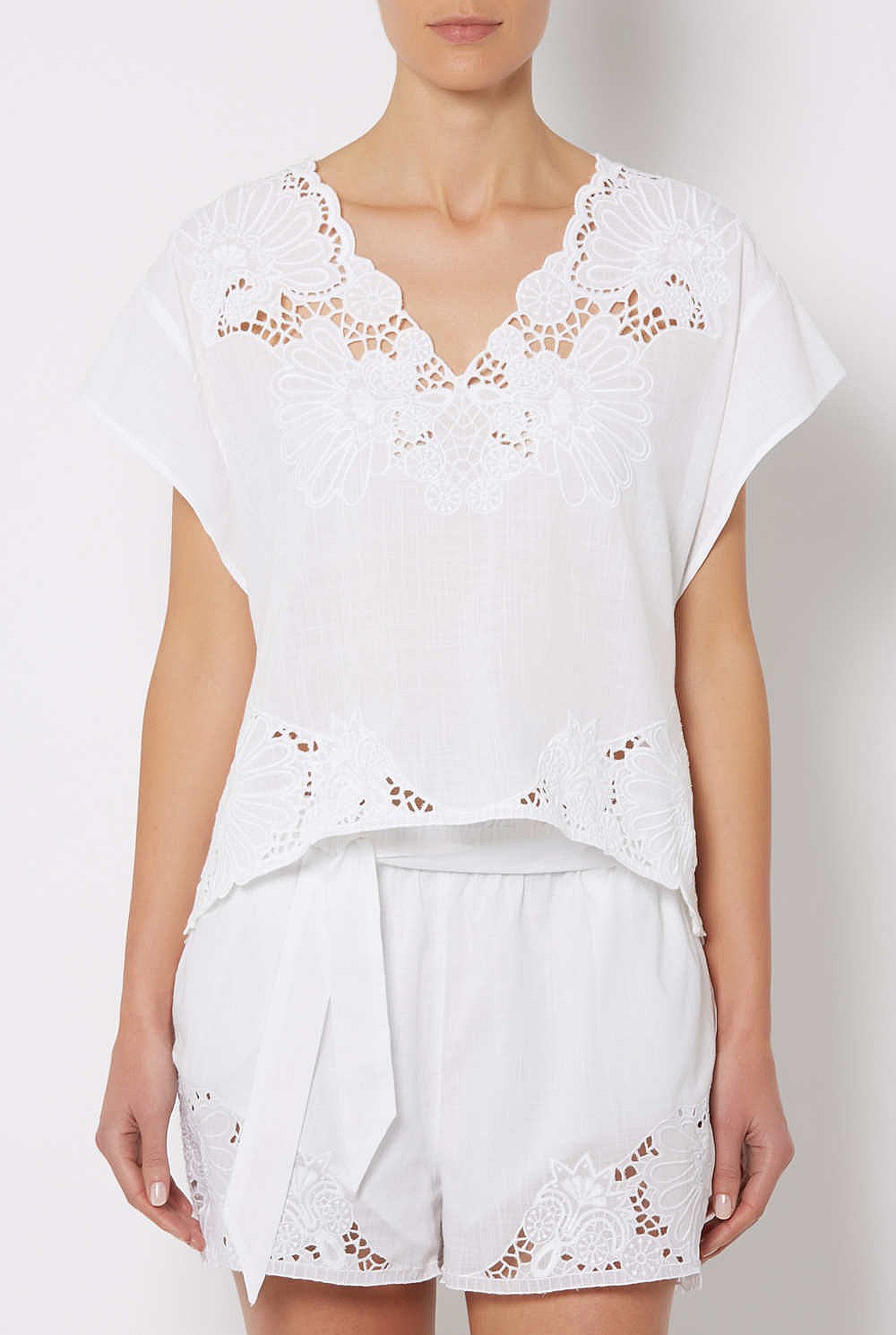 Lace Detail Top