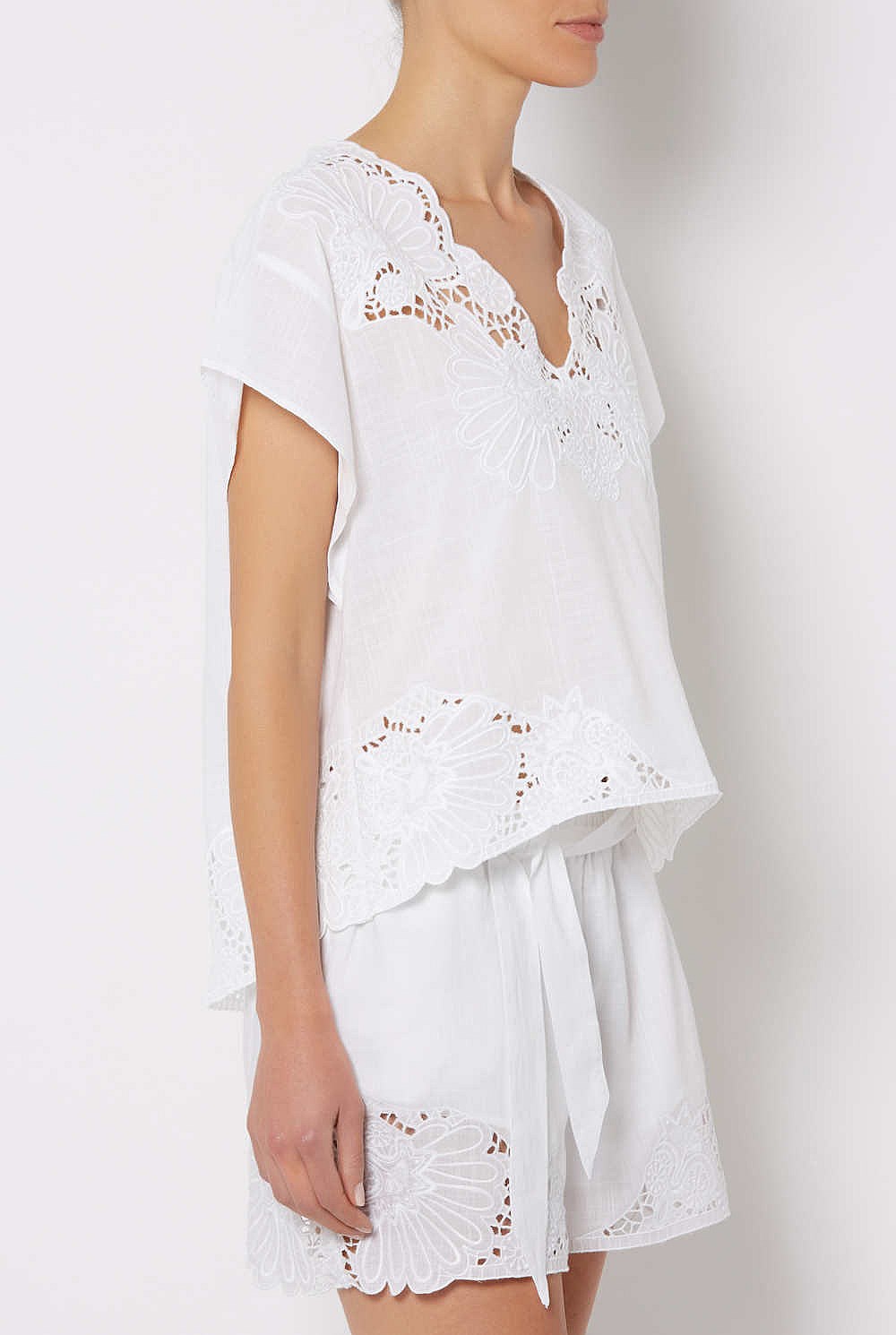 Lace Detail Top